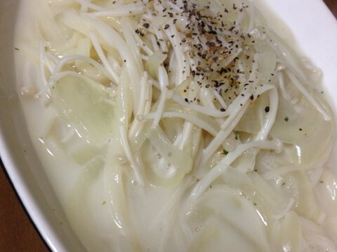 白い☆ミルクうどん